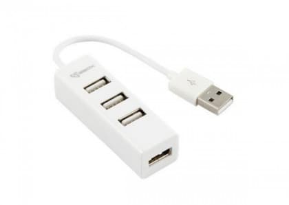 S BOX H 204 USB 4 Portni HUB, W