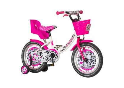 Visitor dalmation bicikla roza bela-dal160 (ven~1160055)