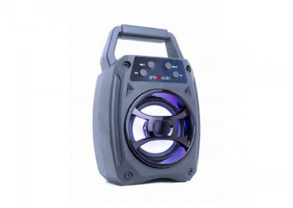 Zvučnik Gembird Portable Bluetooth speaker 5W USB 3.5mm LED black (SPK-BT-14)