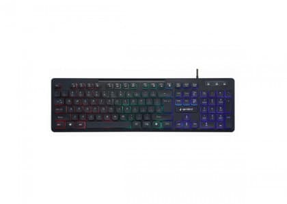 KB-UML-02 Gembird Rainbow multimedijalna tastatura sa pozadinskim osvetljenjem, US layout USB