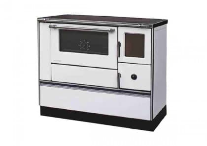 Šporet na čvrsto gorivo Alfa Plam 90H Dominant, beli, levi