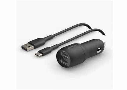 Auto punjač BELKIN CCE001BT1MBK USB-A USB-C