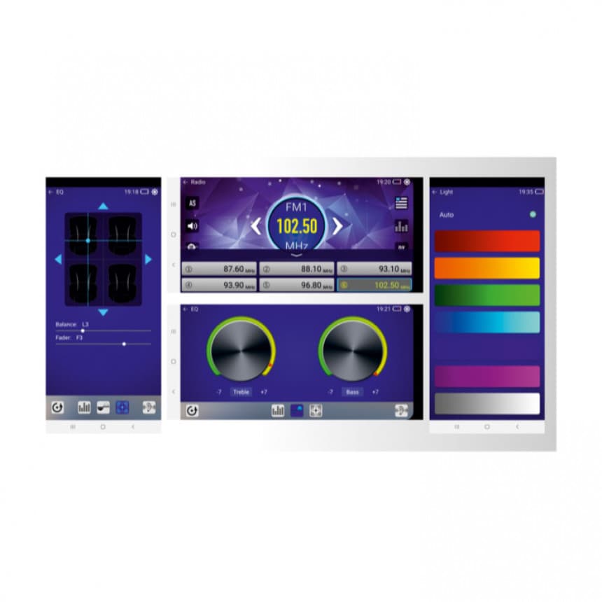 Auto radio SMART SAL VB8000 FM, USB, SD, Bluetooth, Mikrofon IN, 4x45W 39856 3