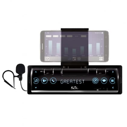 Auto radio SMART SAL VB8000 FM, USB, SD, Bluetooth, Mikrofon IN, 4x45W 39856