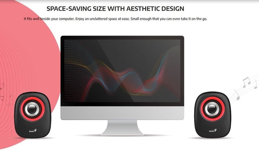 GENIUS SP-Q160 crveni zvučnici  3