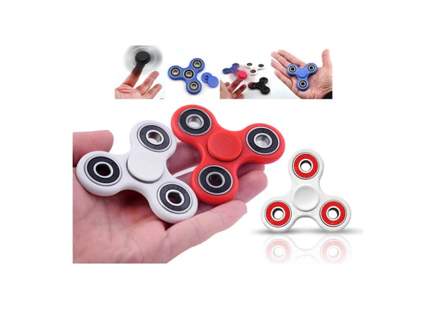 Spinner  triangle 01 pink 6