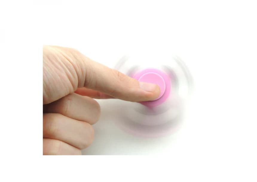 Spinner  triangle 01 pink 8