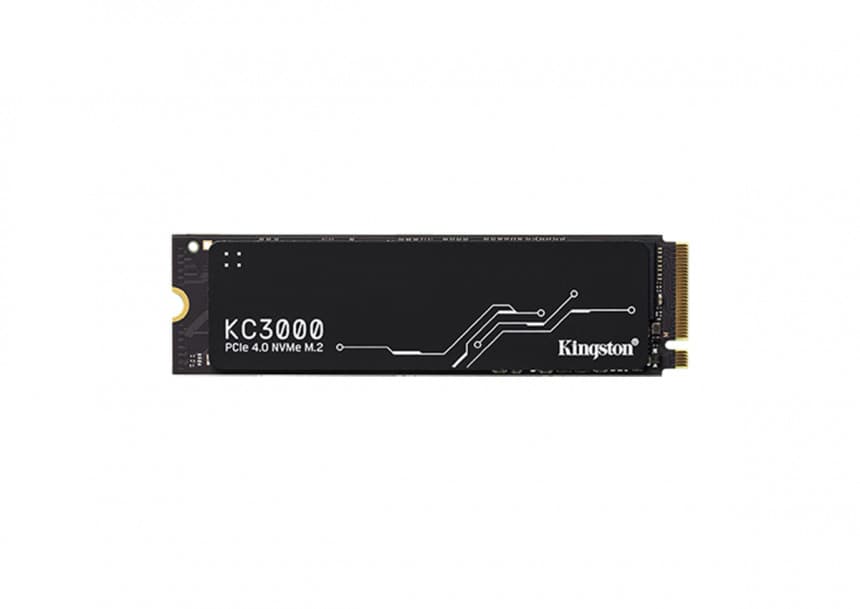 Kingston SKC3000S/512G M.2 NVMe 512GB, 2280, PCIe Gen 4x4, KC3000, 3D TLC NAND, Read up to 7,000 MB/s, Write up to 3,900 MB/s (single sided), Includes cloning software 1