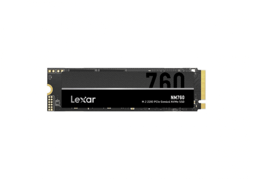 SSD LEXAR NM760 512 GB - PCIe 4.0 x4 M.2 NVMe, 5300 4500 MBs, LNM760X512G-RNNNG 1