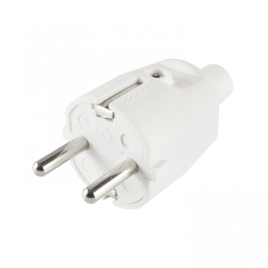 Šuko utikač NED1/WH 1