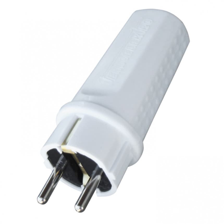 Šuko utikač plastični DPUV/WH 1