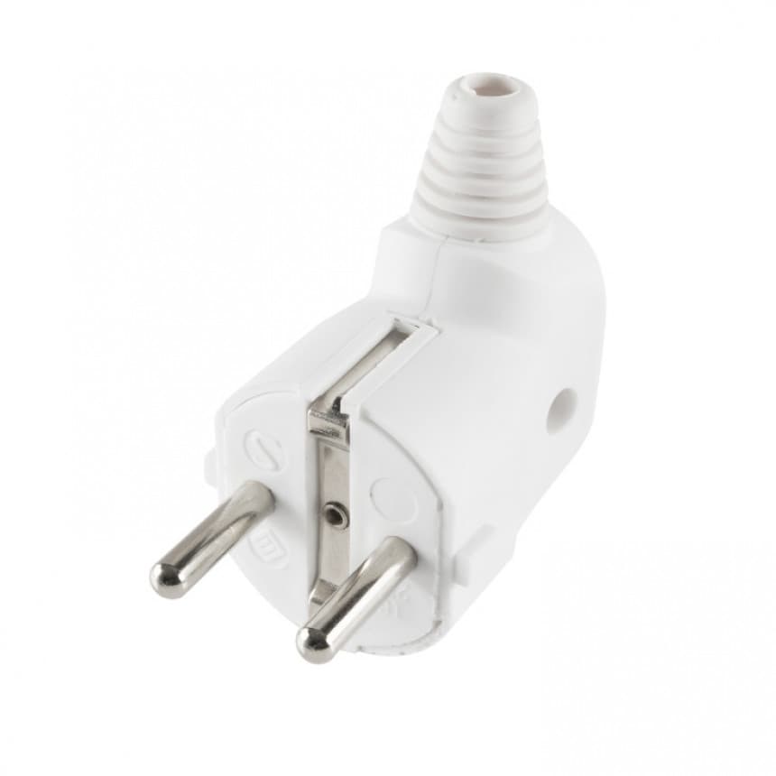 Šuko utikač pod uglom NPD1/WH 1