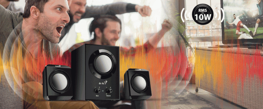 GENIUS SW-2.1 300 crni zvučnici  4