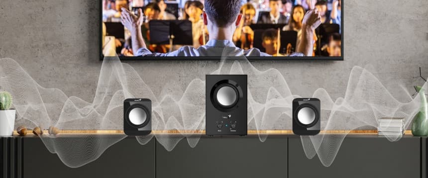 GENIUS SW-2.1 300 crni zvučnici  5