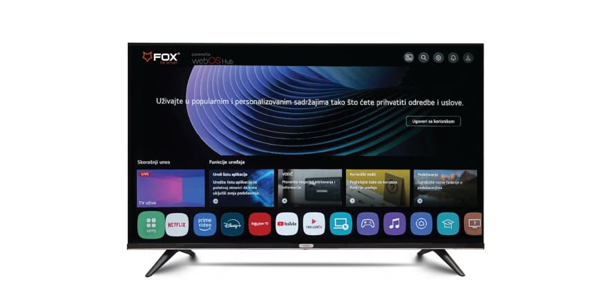 Televizor Fox 50WOS626D Smart, DLED, 4k UHD, 50"(127 cm), ATV/DTV-C/T/T2/S/S2 2