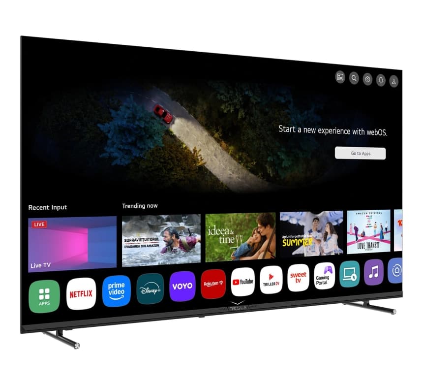 Televizor Tesla 55E655BUW Smart, LED, 4K UHD, 55''(140 cm), DVB-T/T2/C/S/S2 4