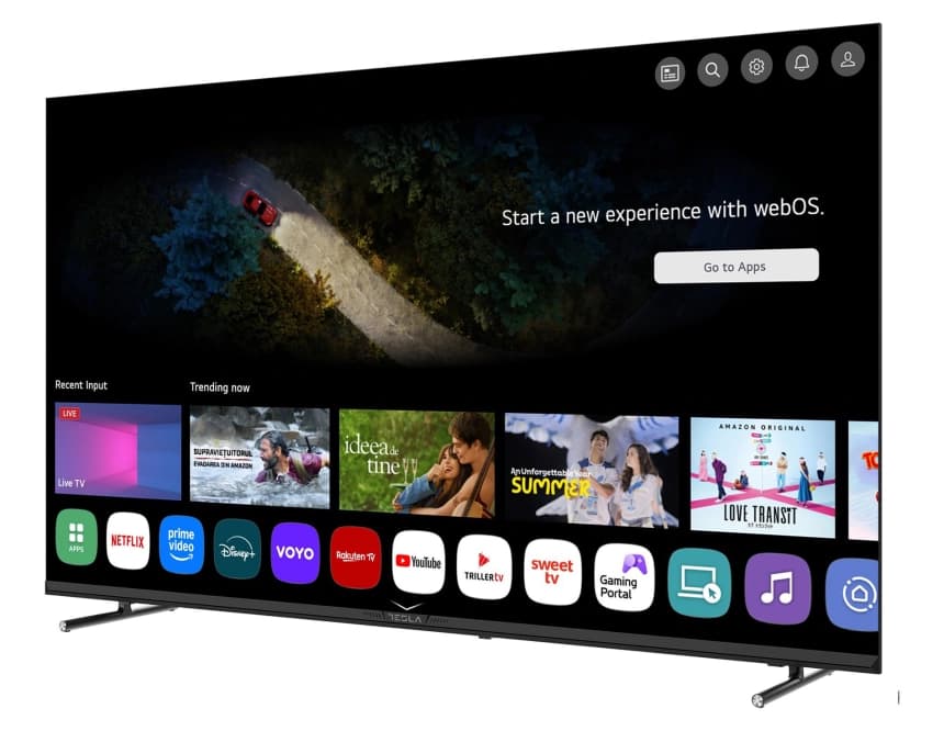 Televizor Tesla 55E655BUW Smart, LED, 4K UHD, 55''(140 cm), DVB-T/T2/C/S/S2 3