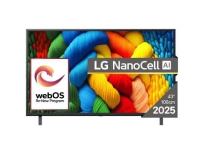 Televizor LG 43NANO80A3B/NanoCell/43"/4K Ultra HD/smart/webOS 25/crna