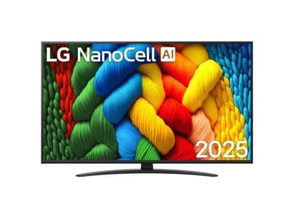 Televizor LG 43NANO81A3A/NanoCell/43"/4K Ultra HD/smart/webOS 25/crna