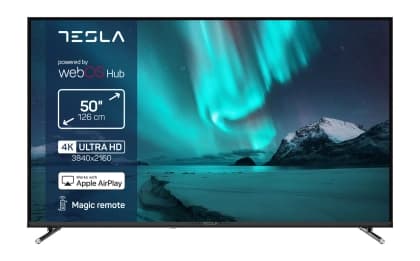 Televizor TESLA 50E655BUW/LED/50"/4K/Smart/webOS/crna