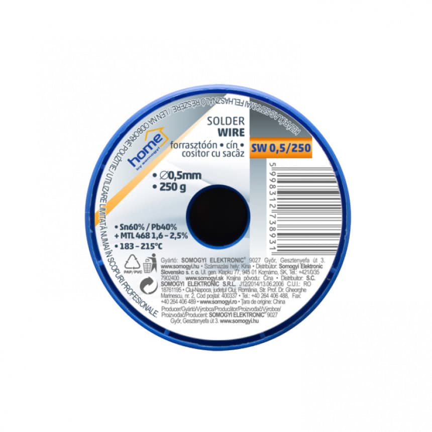 Tinol za lemljenje SW0,5/250 2