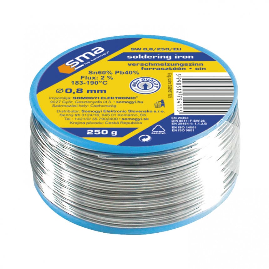 Tinol za lemljenje SW0,8/250 1