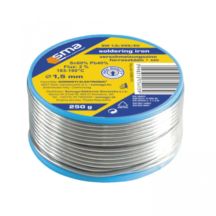 Tinol za lemljenje SW1,5/250 1