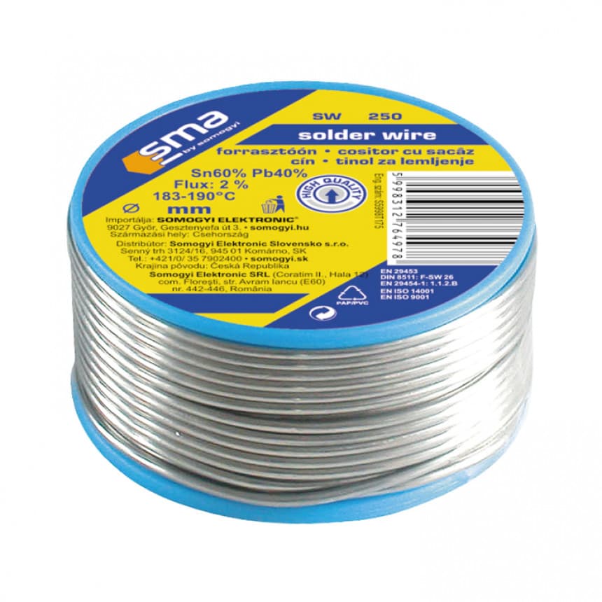 Tinol za lemljenje SW3/250 1