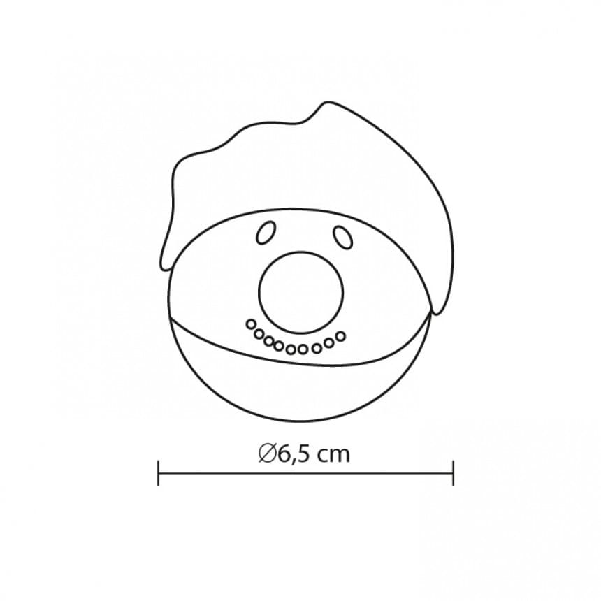 Ukras za jelku "sneško" KID65 2