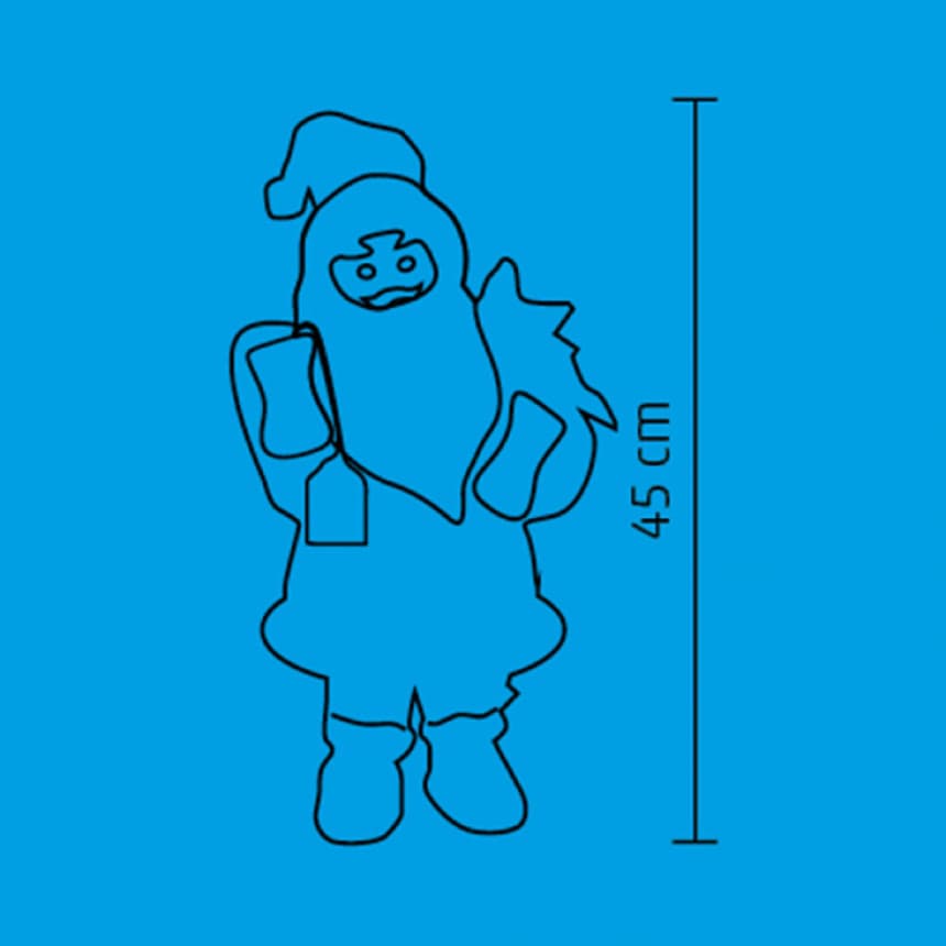 Ukrasni plešući Deda Mraz KDD45 4