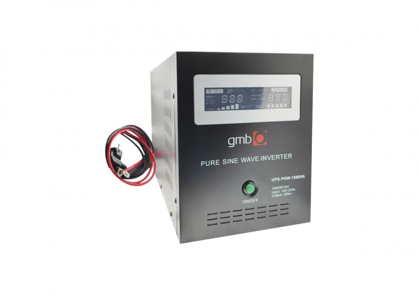 UPS-PSW-1500VA GMB LONG, cist sinusni pretvarac sa produzenom autonomijom 1050W-220V/12V 44203 1