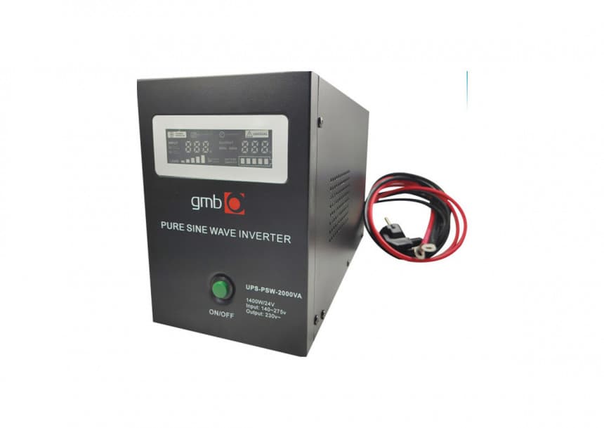 UPS-PSW-2000VA GMB LONG, cist sinusni pretvarac sa produzenom autonomijom 1400W-220V/24V 44202 1
