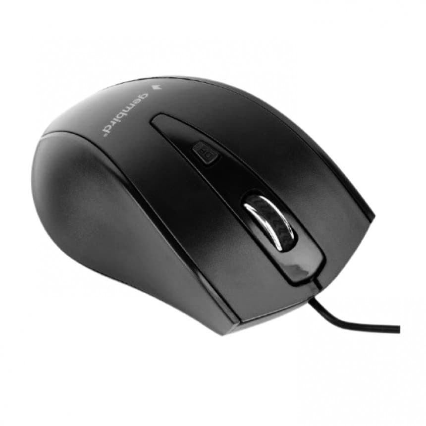 MUS-4B-02 Gembird Opticki mis 800-1200Dpi 4-button black 115mm USB 2