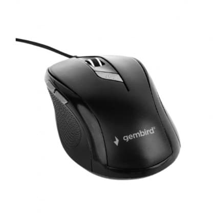 MUS-6B-01 Gembird Opticki mis 400-1600Dpi black, 110mm USB