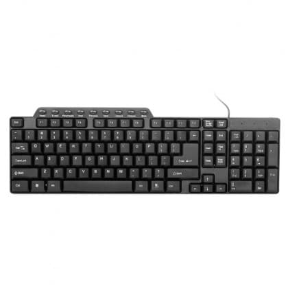 KB-UM-104 Gembird Multimedijalna tastatura US layout black USB