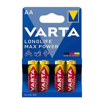 Baterija Varta LR6 Max Tech AA 1/4
