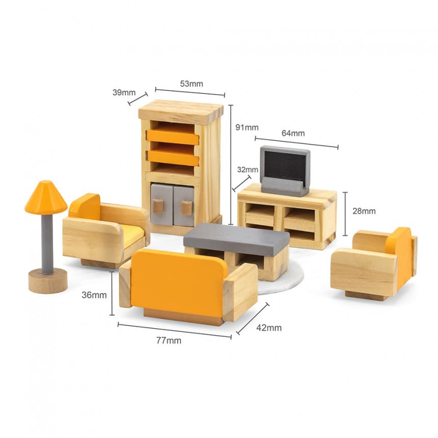 Viga Drvena dnevna soba 1