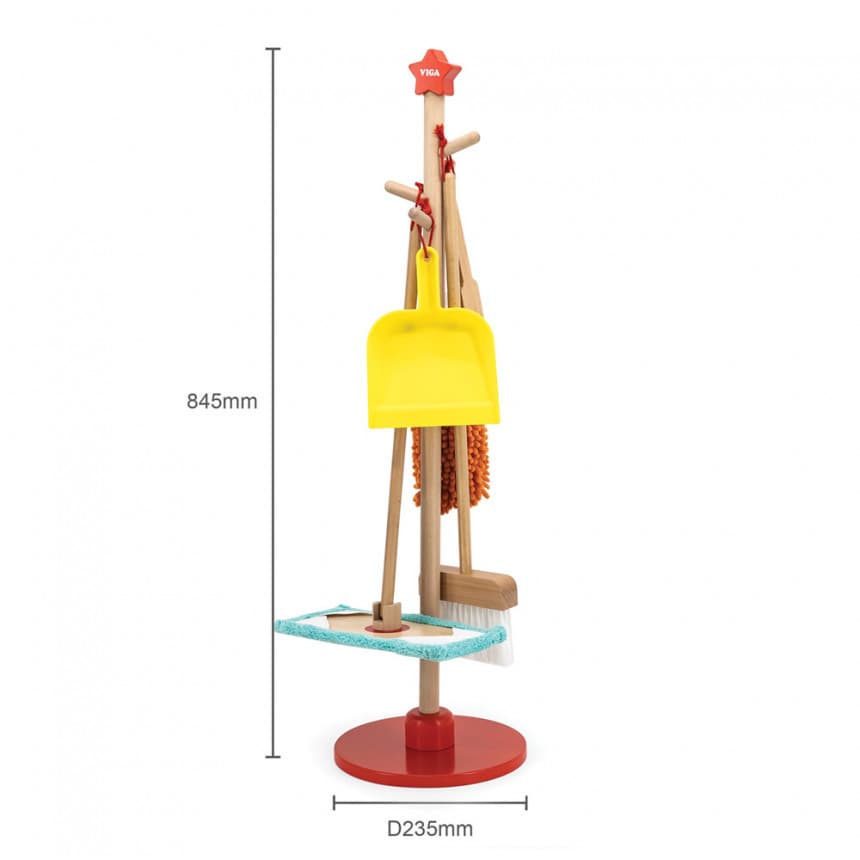 Viga Drveni set za čišćenje 1