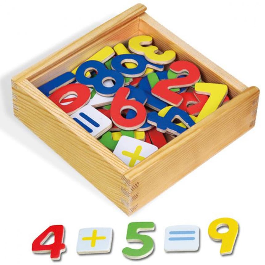 Viga Magnetni drveni brojevi 1