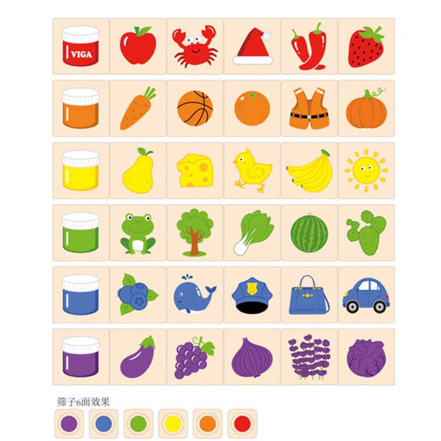 Viga Set učimo boje 1