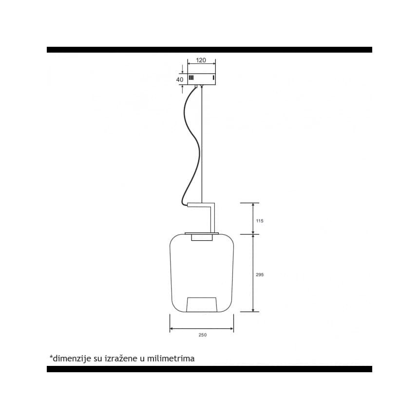 LUNA 309 VISILICA 12W 3000K 2