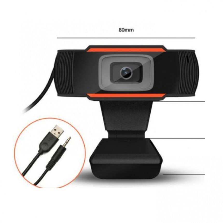 CAM83U Gembird Web kamera sa mikrofonom 720p USB+3,5mm 2