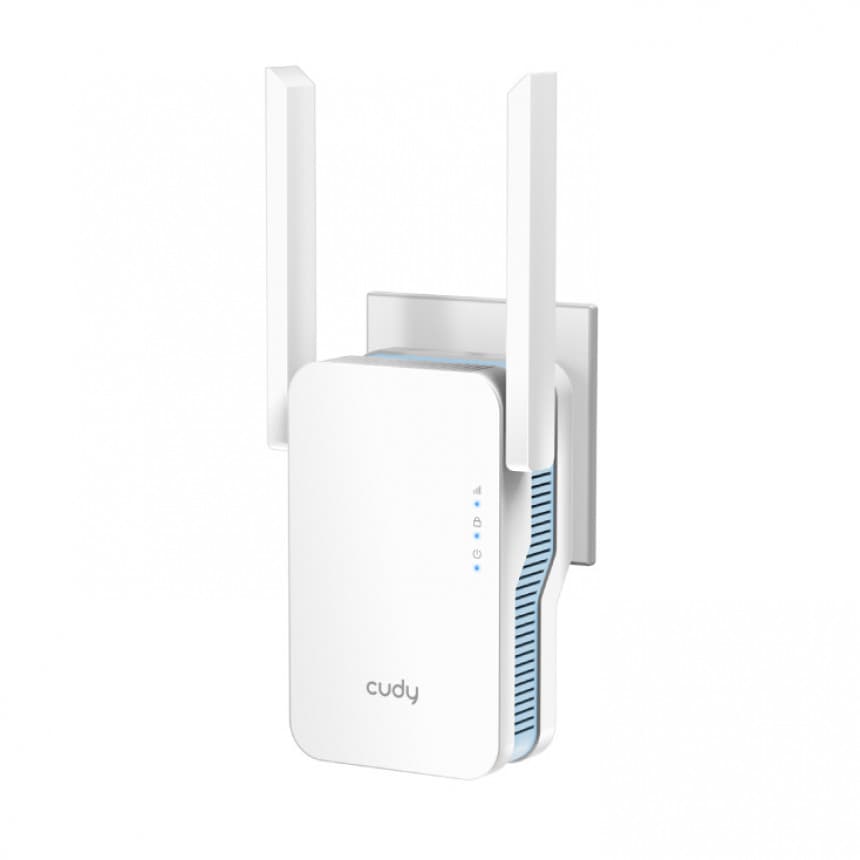 Cudy RE1200 AC1200Wi-Fi MESH Range Extender, Dual Band 2.4+5Ghz,2x5dBi, 1xLAN, AP,ACCESS+LED 3