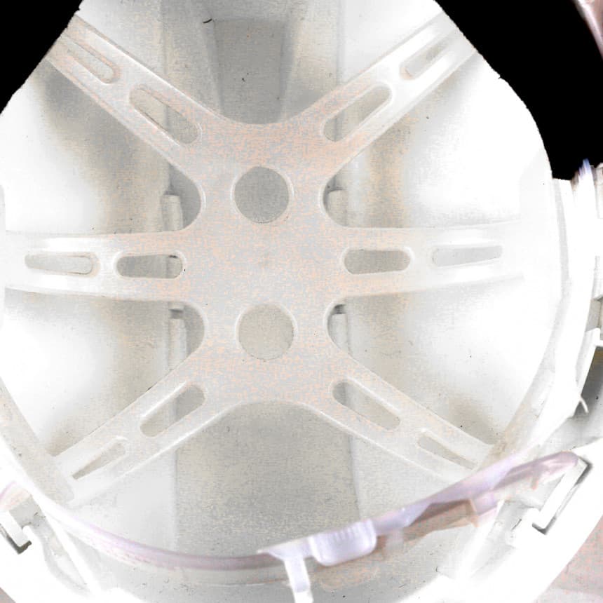 Zaštitni šlem, bela boja 5