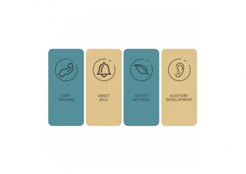 Zvečka lopta šarena 2