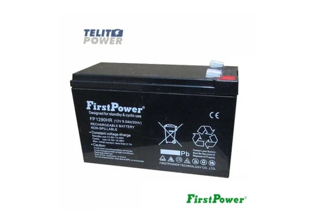 12V 9Ah FP1290HR FIRSTPOWER terminal T2