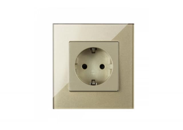 16A EU Wi-Fi WALL SOCKET Zlatni (TUYA)