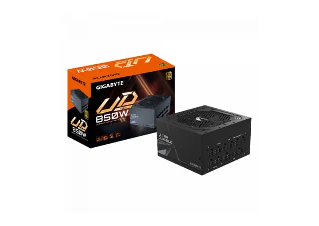 Gigabyte 850W, 80 PLUS Gold certified, Fully modular design, Ultra Durable