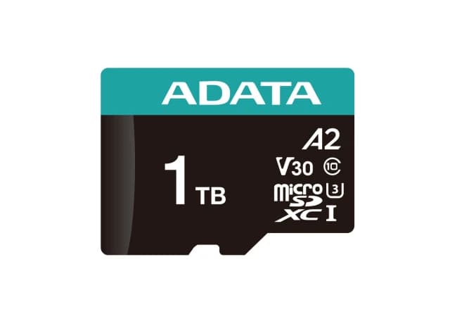 A-DATA Memorijska kartica UHS-I U3 MicroSDXC 1TB V30S + adapter AUSDX1TUI3V30SA2-RA1 