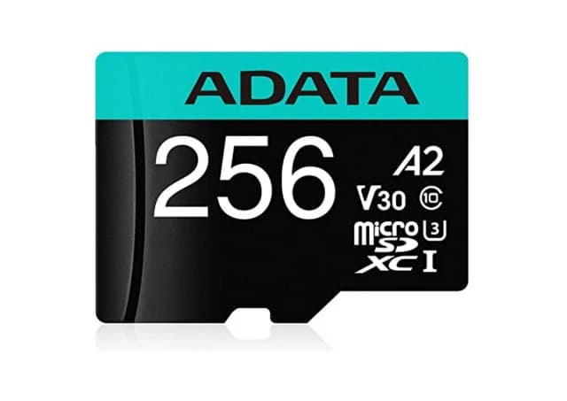 A-DATA Memorijska kartica UHS-I U3 MicroSDXC 256GB V30S A2 + adapter AUSDX256GUI3V30SA2-RA1 